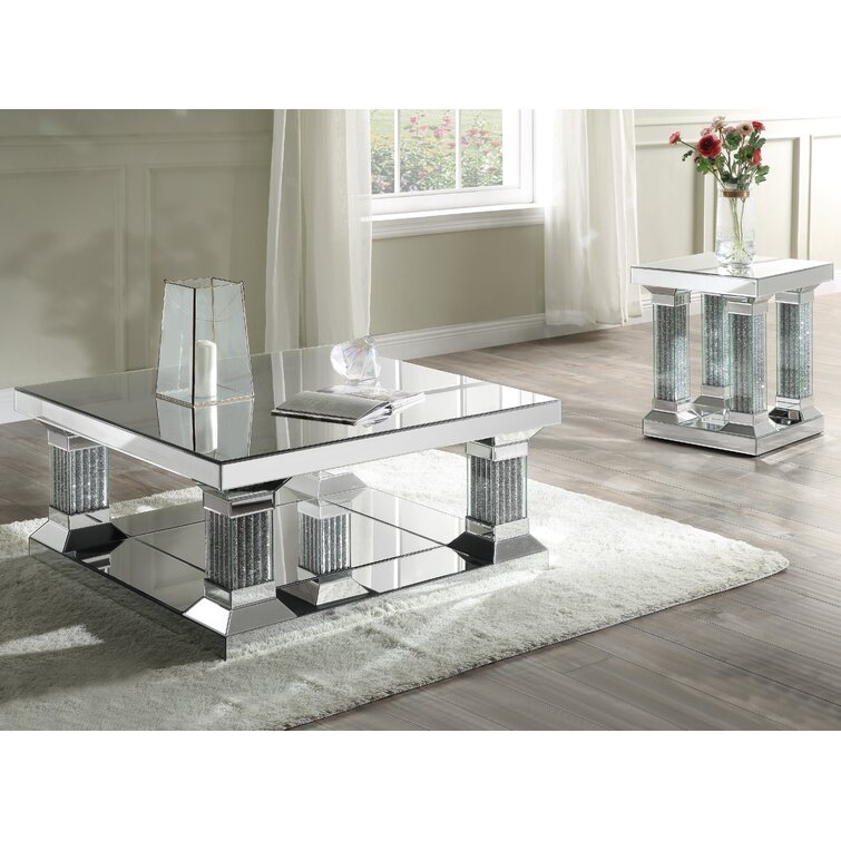 Wayfair mirror coffee deals table